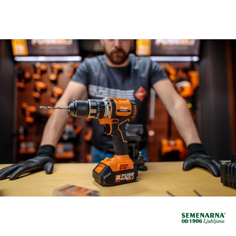 Vrtalnik-vijačnik udarni Fuse VPL 8120 Villager 