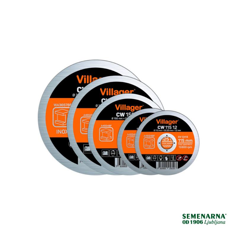 Plošča rezalna za kovino CW-230-20 230x2mm Villager 