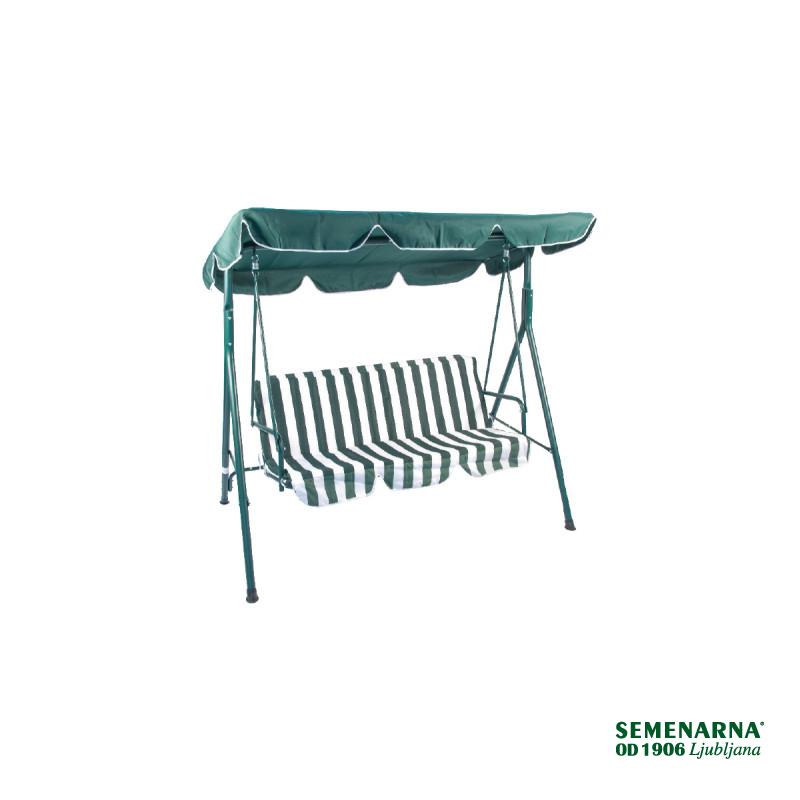 Gugalnica dvojna Mykonos zeleno bela 