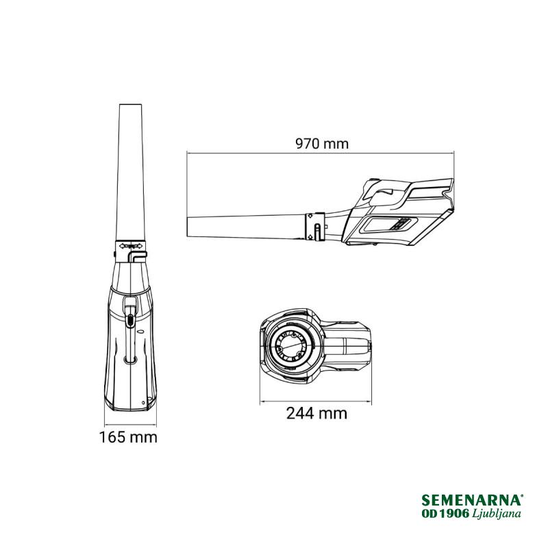 Puhalnik Listja Akumulatorski BL 5040 Zen Villager 