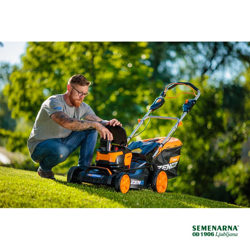Akumulatorska kosilnica LM 4111E-Matic Zen Villager 