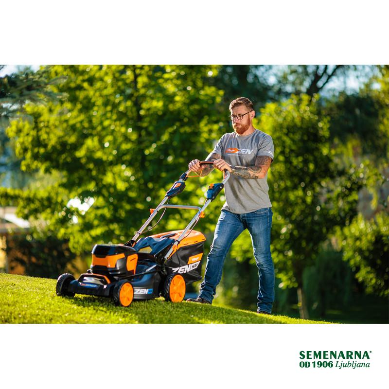 Akumulatorska kosilnica LM 4111E-Matic Zen Villager 