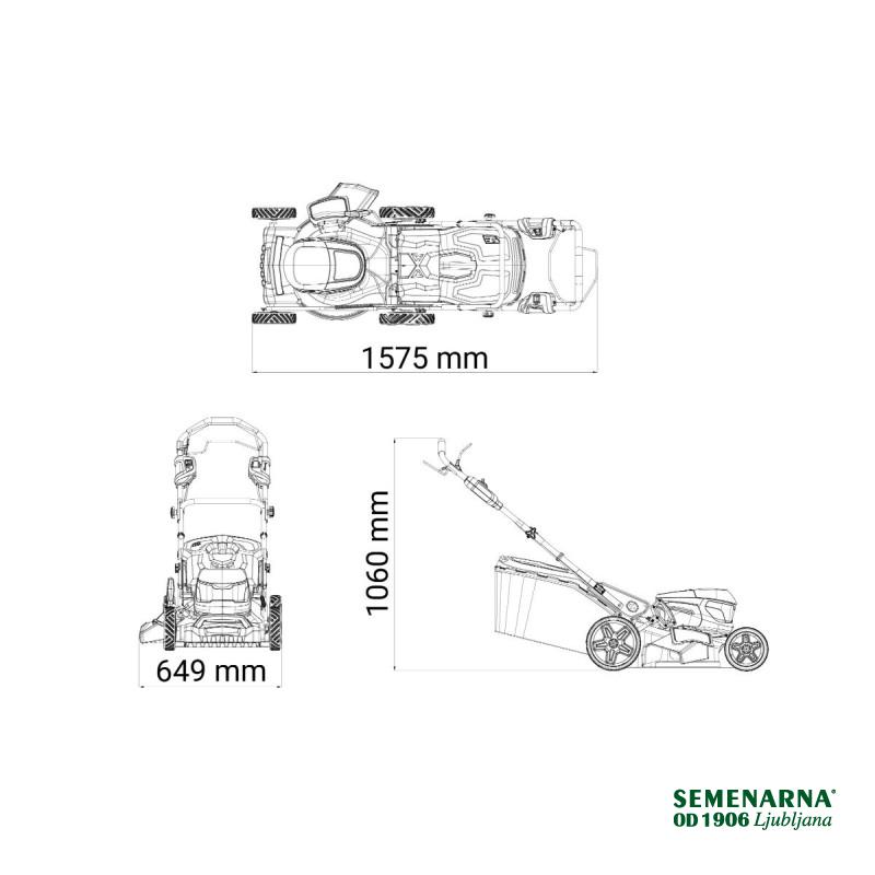 Akumulatorska kosilnica LM 4111E-Matic Zen Villager 