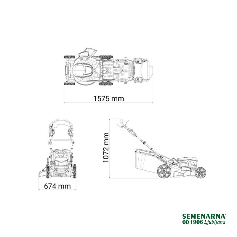 Akumulatorska kosilnca LM 5111E-Matic Zen Villager 