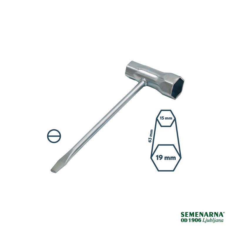 KLJUČ ZA SVEČKE A336 - 19 x 15 x 63 085405 Villager 