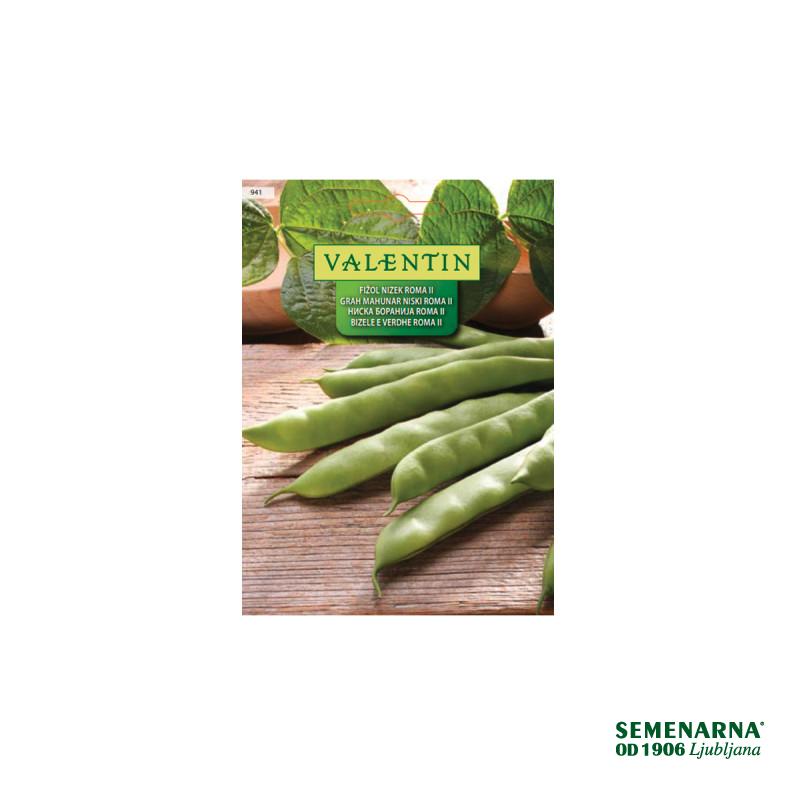 Fižol Nizek Zelen Roma II 941 Valentin 