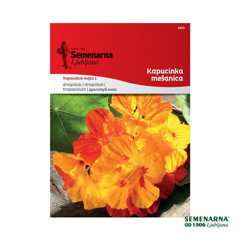 Kapucinka - Mešanica (Tropaeolum Majus) 5474 Semenarna 