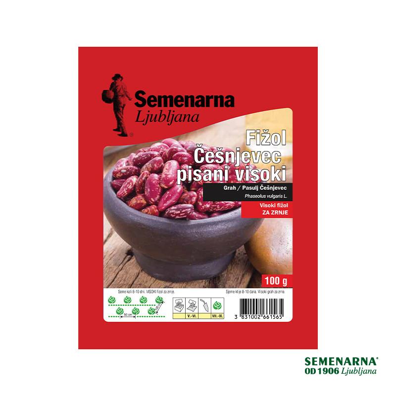 Fižol Češnjevec Pisani Visoki 100 g Semenarna 