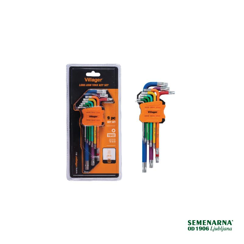 Orodje Ročno Torx 9/1 T10–T50 