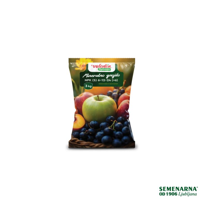 VALENTIN OPTIMUM SAD. GNOJILO NPK(S) 6-12-24 (+6) 3 KG 