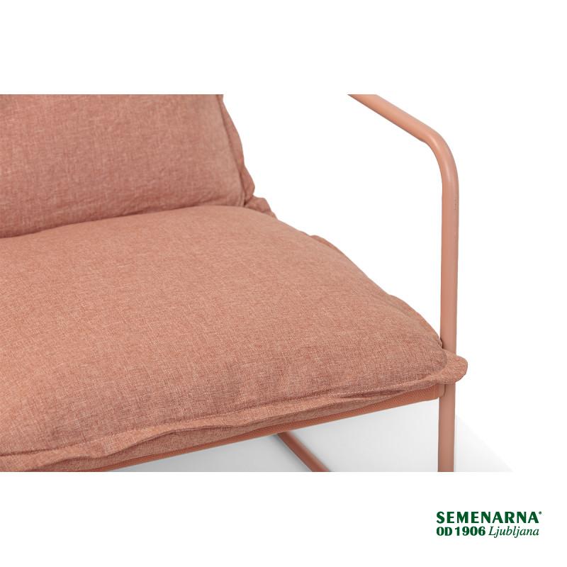 Garnitura vrtna kovinska z blazinami, Ember 